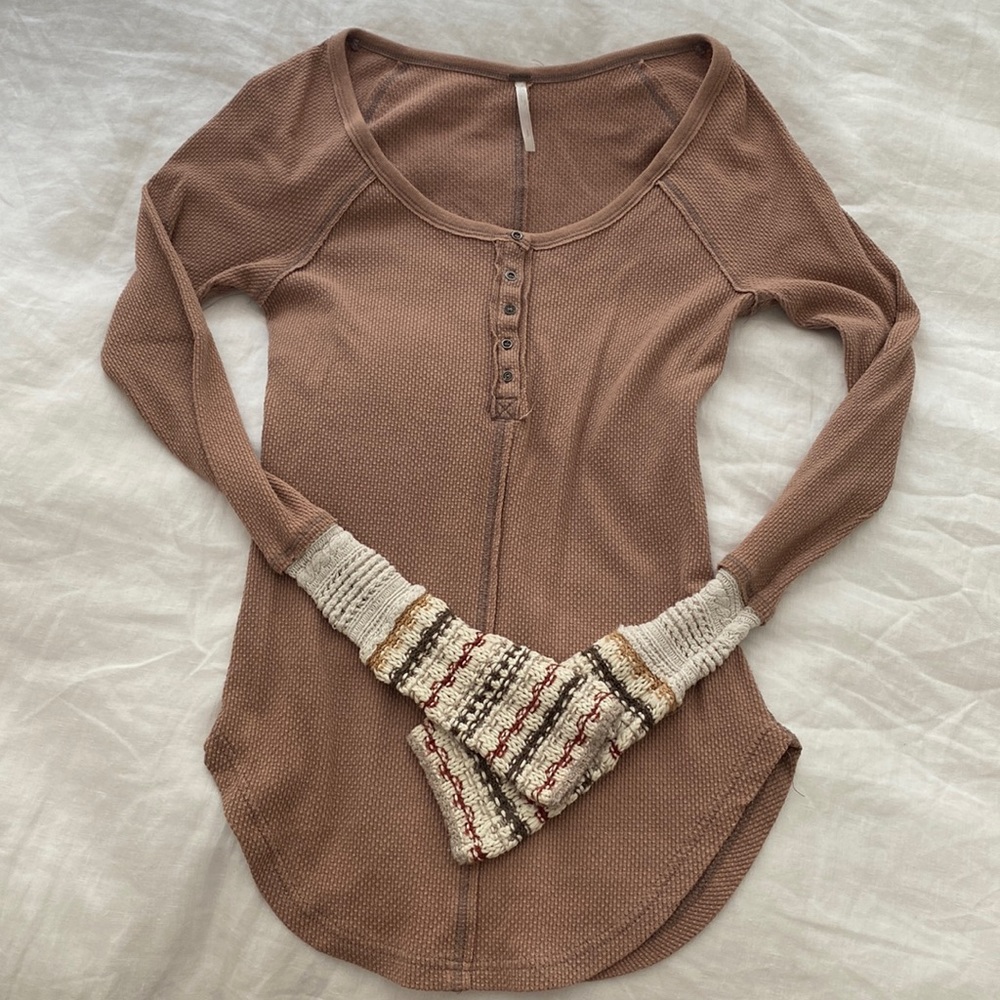 Free People long sleeve shirt